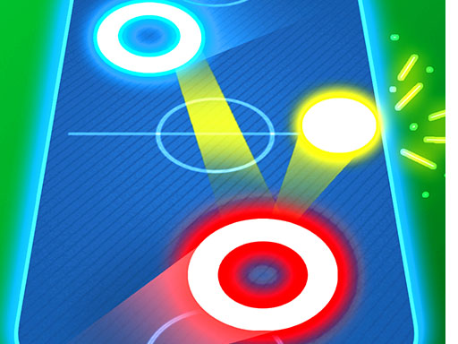 Imaginea Air Hockey Glow: 2 jucători